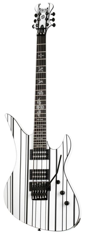 Schecter Synyster Standard White/Black Stripes