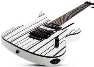 Schecter Synyster Standard White/Black Stripes
