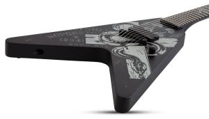 Schecter V-7 Chris Howorth Snake Cross