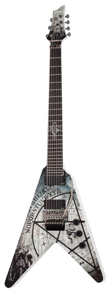 Schecter V-7 Floyd Rose Randy Weitzel Ouija