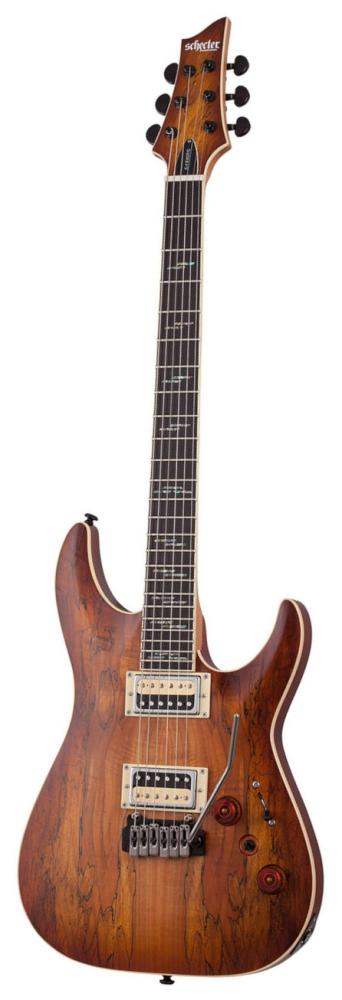 Schecter C-1 Exotic Spalted Maple  SNVB