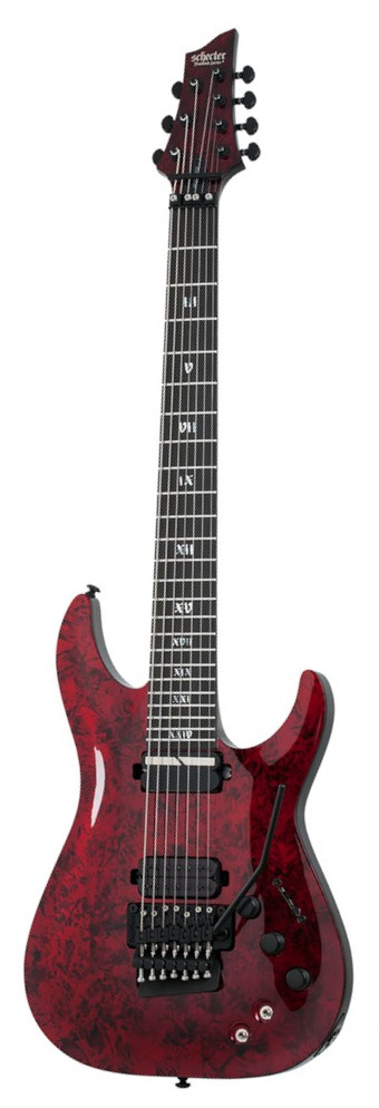 Schecter C-7 FR S Apocalypse Red Reign RR