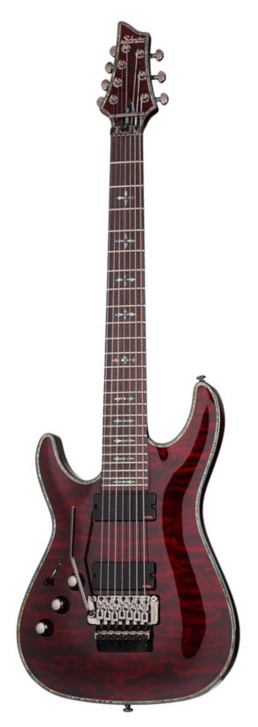 Schecter Hellraiser C-7 FR Black Cherry Left Hand