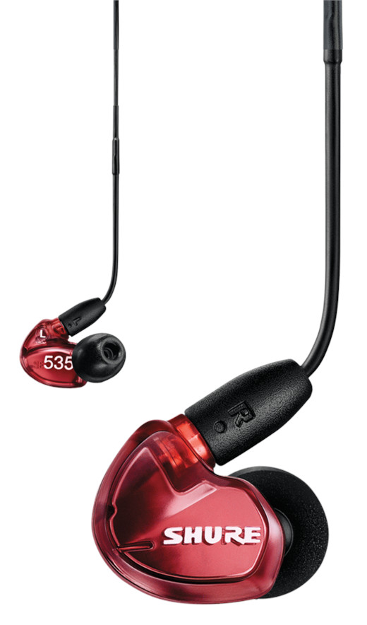 Shure SE535 Earphones RMCE-UNI - Red