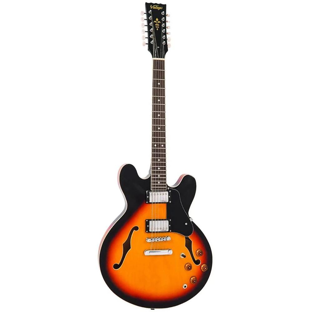 Vintage VSA500SB-12 Sunburst 12 String