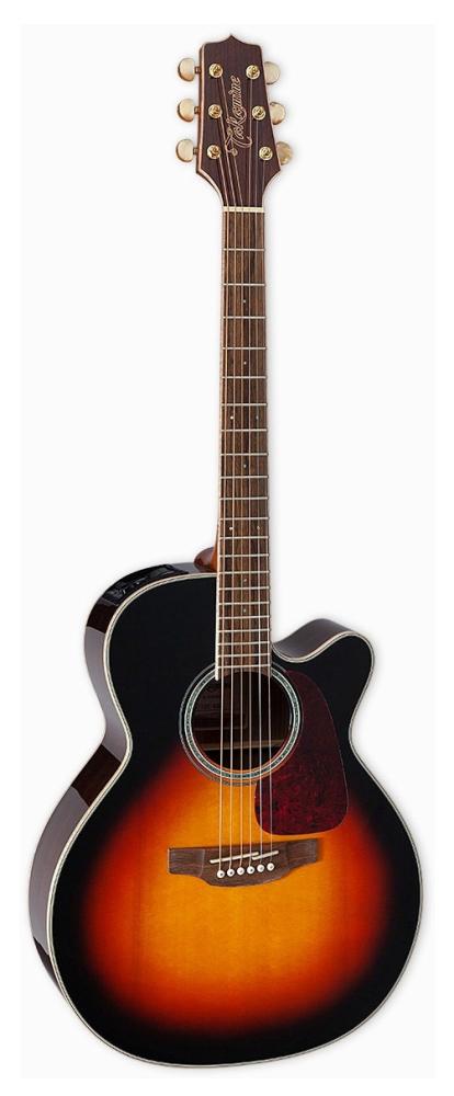 Takamine GN71CE stålsträngad akustisk gitarr i brown sunburst, framsida