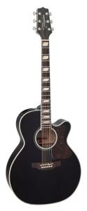Takamine GN73CE akustisk stålsträngad gitarr i satin black, framsida