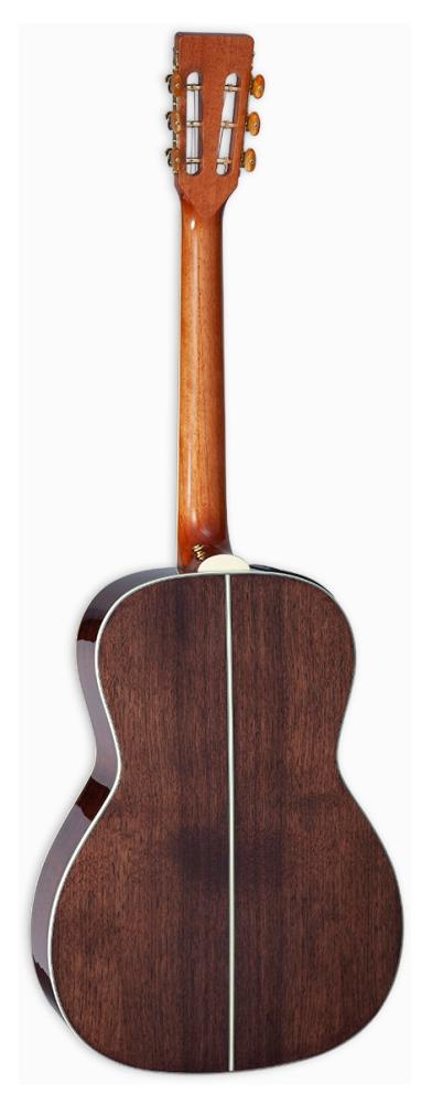 Takamine GY51E stålsträngad gitarr, bakifrån