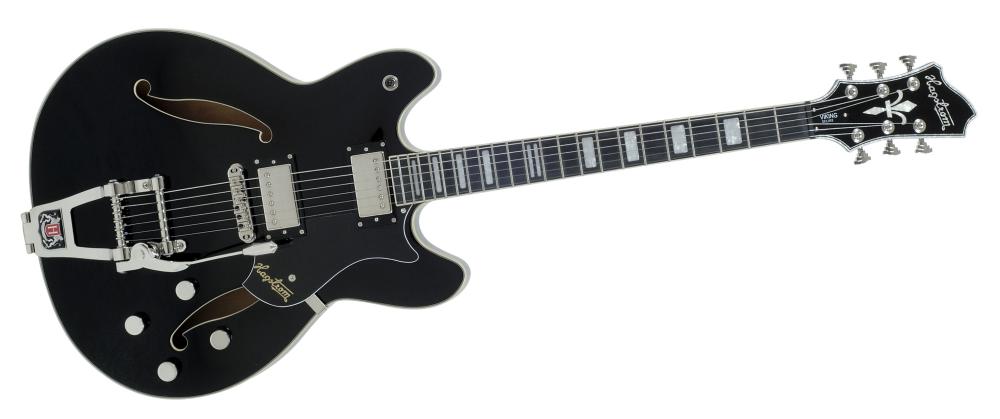 Hagström Vinking Deluxe Tremar - Black