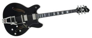 Hagström Vinking Deluxe Tremar - Black