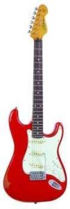 Vintage V6 Icon Distressed Firenza Red