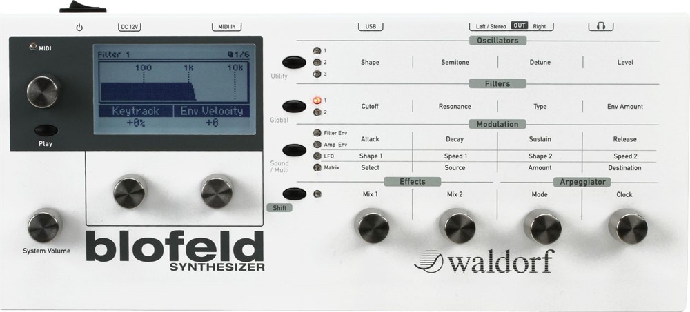 Waldorf Blofeld Desktop White