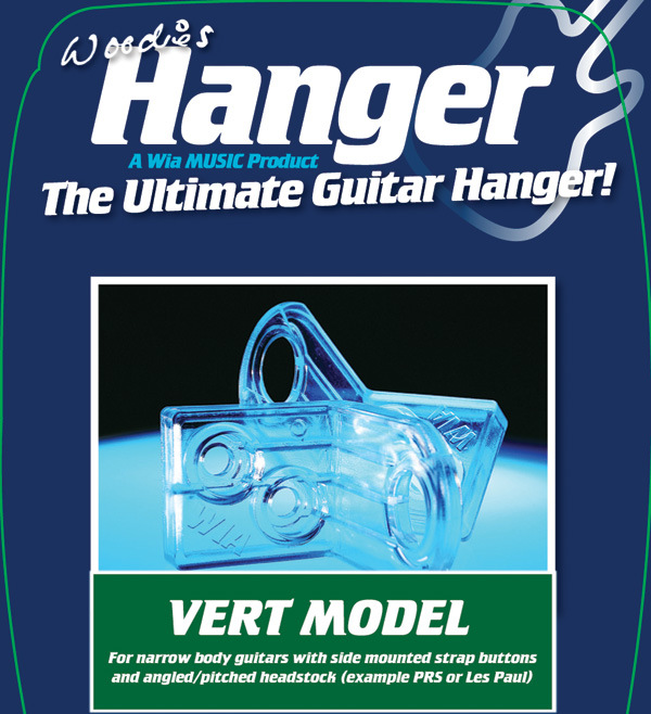 Woodies Hanger The Ultimate Guitar Hanger! Vert Model