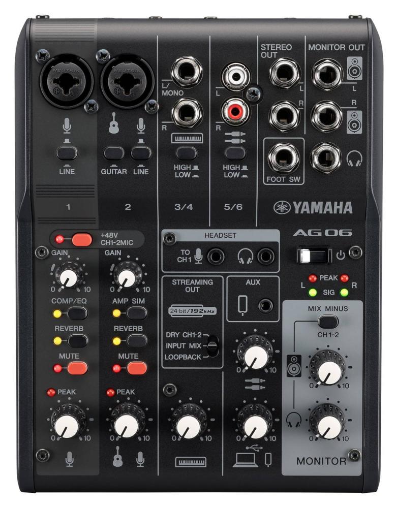 Yamaha AG06 mk2