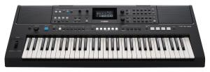 Yamaha PSR-E483, bärbart keyboard, sedd framifrån
