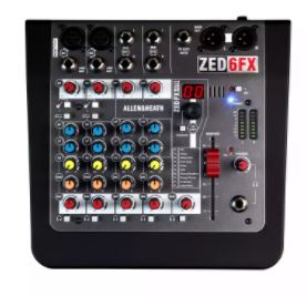 Allen & Heath ZED-6FX 6 Channel Live mixe +FX