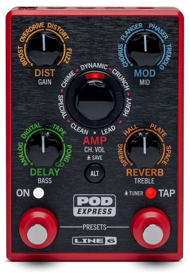 LINE6 POD EXPRESS 美品 POD Line 6 POD Express Guitar Multi Effects and Amp Modeling