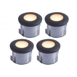 BOLTHI Decklight 4-Pack 3,5cm Antracitgrå 12V IP67