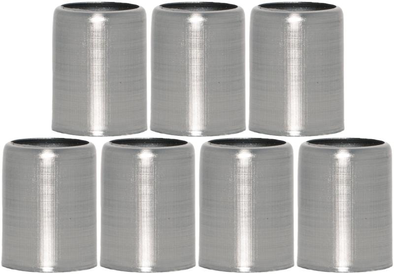 ACCESSORIZE Ljusmanschett 7-pack Borstad stålhylsa