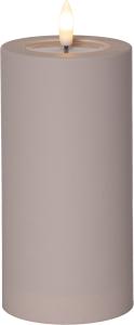 FLAMME SOFT LED-Blockljus 17,5cm LED Beige