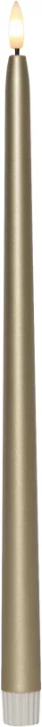 FLAMME METAL Antikljus 2-pack 39cm Guld