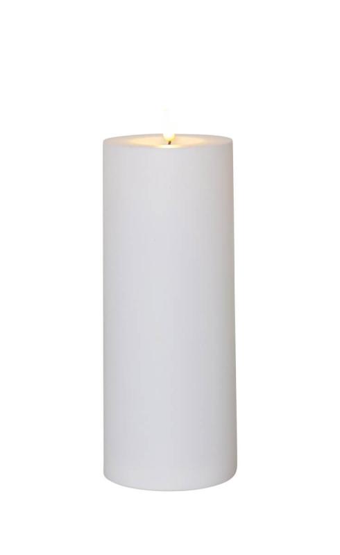 FLAMME RAK LED-Dekorationsljus 27,5cm Vit