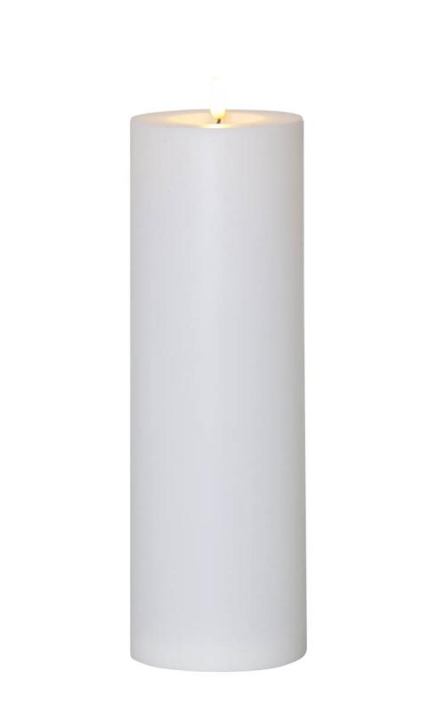 FLAMME RAK LED-Dekorationsljus 32,5cm Vit