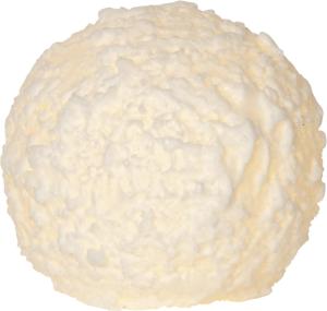 SNOWBALL LED-Blockljus Batteri 10cm Vit