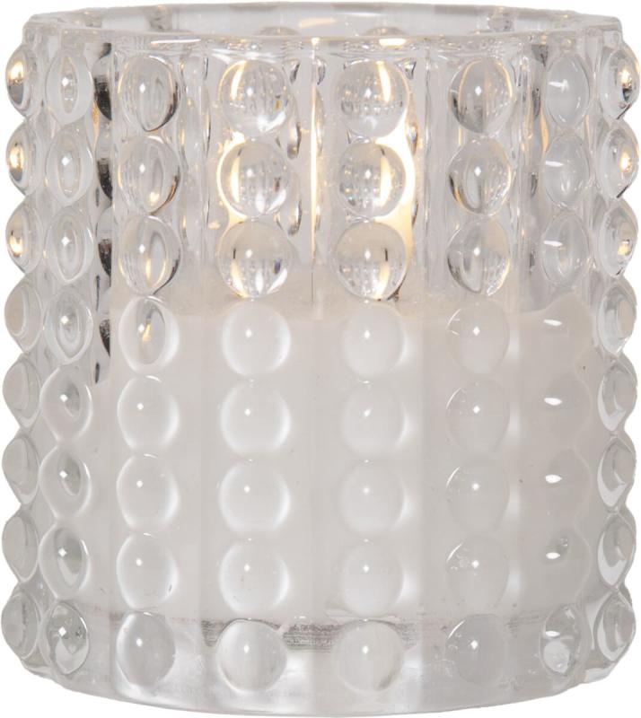 FLAMME DOTTY LED-Blockljus Batteri 10cm