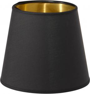 QUEEN Lampskärm 12/9,5cm Svart/Guld