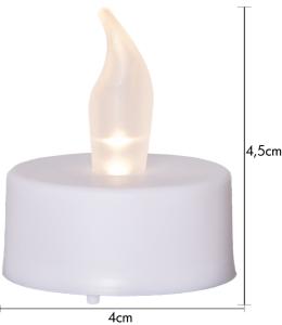 Paulo LED Värmeljus 2-pack Vit Timer