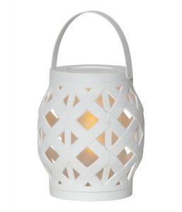 FLAME LANTERN Lykta Utomhus 16cm Vit