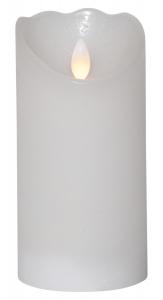 GLOW LED-Blockljus Glow 15cm Vit