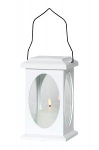 FLAMME Lykta Utomhus 23cm Vit