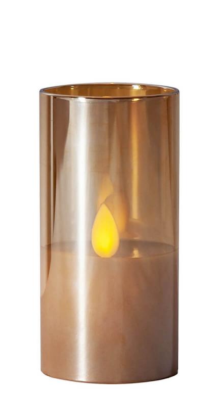 M-TWINKLE LED-Blockljus 10cm Amber
