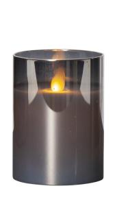 M-TWINKLE LED-Blockljus 10cm Svart