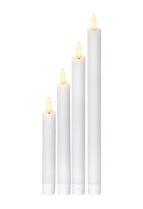 FLAMME 4-Pack LED Antikljus 28,5cm Vit