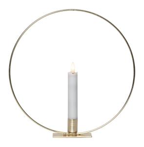 FLAMME TABLE Inomhusdekoration 28cm Mässing