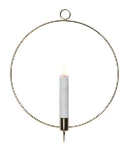 FLAMME WALL Inomhusdekoration 34cm Mässing