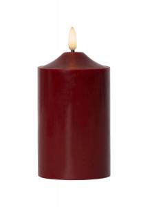 FLAMME LED Blockljus 15cm Röd