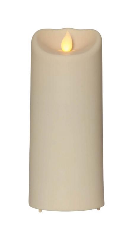 M-TWINKLE LED Blockljus 17,5cm Beige