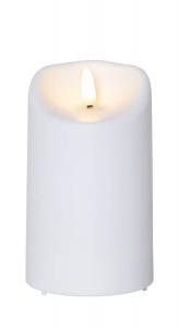 FLAMME LED-Blockljus 13cm Vit