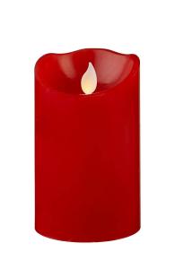 M-TWINKLE LED-Blockljus 12,5cm Röd