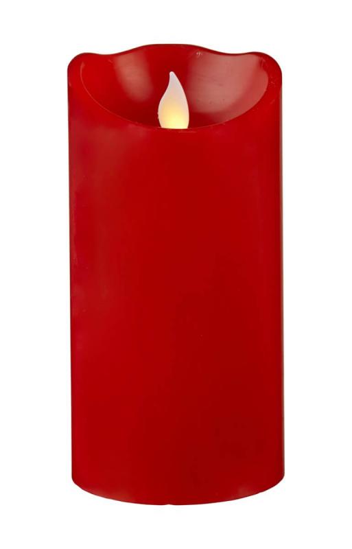 M-TWINKLE LED-Blockljus 15cm Röd