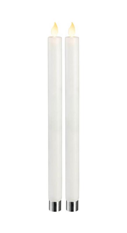 M-TWINKLE LED-Antikljus 2-pack 30cm Vit
