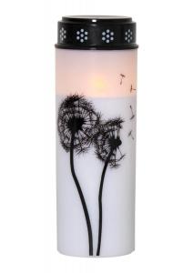 DANDELION LED-Gravljus 21cm Vit