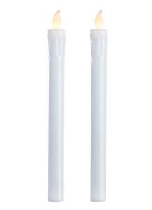 Presse LED Antikljus 2-pack Vit