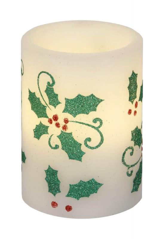 MYRT LED-Blockljus 10cm Vit