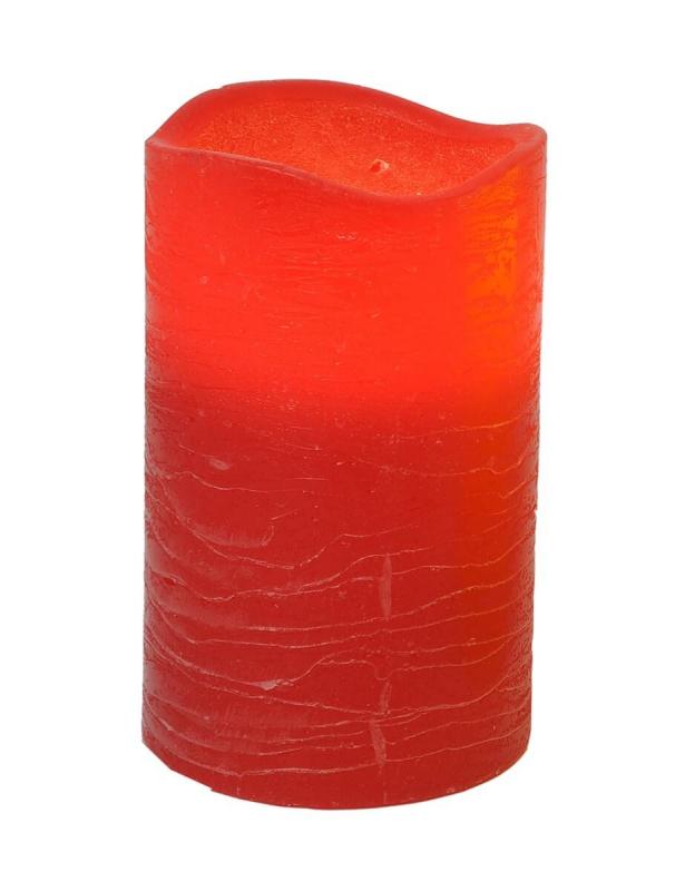MAY LED-Blockljus 12,5cm Röd