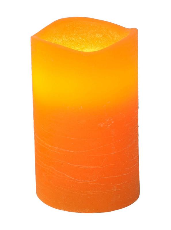 MAY LED-Blockljus 12,5cm Orange
